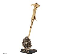 Cinereplicas Harry Potter - Pluma varita mágica Voldemort con soporte y lenticular marcapáginas - Licencia Oficial