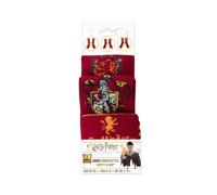 Cinereplicas - Harry Potter - Unisex's 3-Pack - Hogwarts Houses Patterned Socks