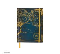 Cinereplicas Il Signore degli Anelli - Taccuino con copertina rigida della Terra di Mezzo con mappa pieghevole 160p 14,5 * 21cm - Licenza ufficiale
