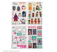 Cinereplicas Juego del calamar - Juego de 4 pegatinas - Juego del calamar - Licencia oficial