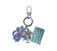 Cinereplicas Kpop Demon Hunters - Llavero con colgantes Derpy & Sussie - Llavero metálico de 3 piezas, accesorio para mochila Kpop - 10 x 6 cm - Licencia oficial