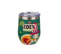 Cinereplicas KPOP DEMON HUNTERS - Taza isotérmica - Zoey Hamburger - Licencia oficial