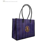 Cinereplicas mercredi - cabas académie nevermore - violet - 41 * 34 c