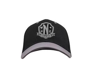 Cinereplicas Miércoles - Gorra, Academia Nevemore Negra, Talla única