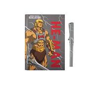 Cinereplicas MOTU - He-Man Thunder Deluxe cuaderno de tapa dura y bolígrafo 160p 14.5 * 21cm - Licencia Oficial