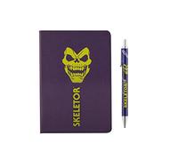 Cinereplicas MOTU - Juego de cuaderno y bolígrafo de lujo Skeletor - Licencia Oficial