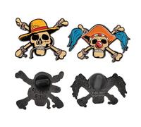 Cinereplicas One Piece - Set de 2 pins de Luffy y Buggy - Licencia Oficial