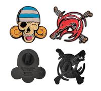 CINEREPLICAS ONE PIECE - Lote de 2 pines Nami y Arlong - Licencia Oficial