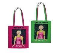 Cinereplicas Squid Game - Bolsa Luz Roja, Luz Verde - 42 * 38 cm - Licencia Oficial