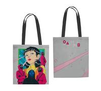 Cinereplicas Squid Game - Bolsa Tote Squid Game - 42 * 38 cm - Licencia Oficial