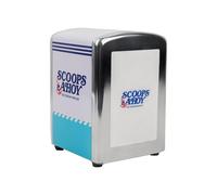 Cinereplicas Stranger Things - Dispensador de servilletas (250 servilletas Scoops Ahoy incluidas) - Licencia oficial