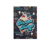 Cinereplicas Stranger Things - Scoops Ahoy Cuaderno de tapas blandas - 14.5 * 21cm 120p - Licencia Oficial