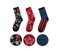 Cinereplicas Stranger Things - Set de 3 Calcetines Stranger Things Talla Única - Licencia Oficial