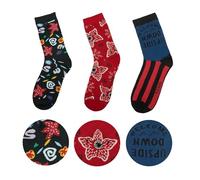 Cinereplicas Stranger Things - Set de 3 Calcetines Stranger Things Talla Única - Licencia Oficial