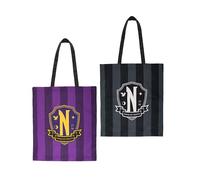 Cinereplicas Wednesday - Bolsa Academia Nevermore 43 * 38 - Licencia oficial