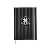Cinereplicas Wednesday - Cuaderno Tapa Dura Merlina Academia Nevermore 14.5 * 21cm 160p - Licencia oficial