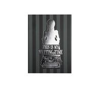 Cinereplicas Wednesday - Cuaderno This is my writing time negro 14.5 * 21cm 120p - Licencia oficial