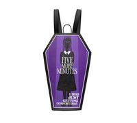 Cinereplicas Mochila ataúd Miércoles Addams 35 x 23 x 11 cm Licencia oficial