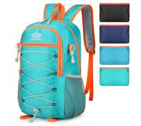 CINGHI LUSSO 25L Mochila de viaje Mochila plegable para hombres Mujeres Mochila para viajar Camping Senderismo Bolsa al aire libre Pequeñas mochilas Mochila impermeable Ultraligero (Verde)