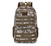 CINGHI LUSSO Mochila de Asalto Militar Táctical Molle Parches Escolar Bolsa Bandolera para Moto Hombre Mujer Caza Camping Senderismo