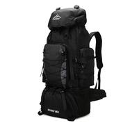 CINGHI LUSSO Mochila de Senderismo 90L Mochila Impermeable para Hombres Mujeres Mochila para Viajar Grande Camping Senderismo Bolsas Daypack al Aire Libre Negro