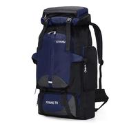 CINGHI LUSSO Senderismo Mochila 70L Mochila para Hombres Mujeres Mochila Grande para Viajar Camping Mochila Impermeable Bolsas Ligeras de Viaje al Aire Libre Mochila (Azul)
