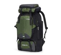 CINGHI LUSSO Senderismo Mochila 70L para Hombres Mujeres Mochila Grande para Viajar Camping Mochilas Impermeable Bolsas Ligeras de Viaje al Aire Libre Mochilas (Verde)