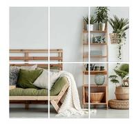 CINGHIA Espejos Adhesivos de Pared, 6 Piezas 30x20cm, Decorativos para Armarios, Sala de Estar, Baño, Dormitorio