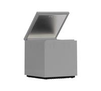 Cini&Nils Cuboluce, lámpara recargable LED, plateado