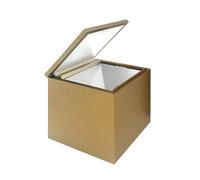 Cini&Nils Cuboluce, Lámparas para mesitas de noche LED, dorado