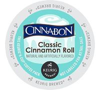 Cinnabon Paquete de porciones K-Cup para Keurig Brewers, Rollo clásico de canela, 120 unidades