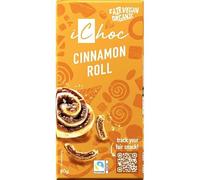Cinnamon Roll Chocolate Vegano con Canela y Barquillo 80g | iChoc | Chocolate Ecológico