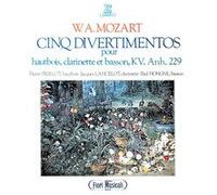 Cinq Divertimentos pour hautbois, clarinette et basson, KV.Anh.229 (K.439b)