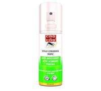 CINQ SUR CINQ Tropic Citriodora Spray Antimosquitos 100 ml - Mosquitos Tigre - Ingredientes activos de origen vegetal HEC 10% - Hasta 8 horas de protección - A partir de 6 meses