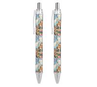 Cinque Terre And Pisa - Bolígrafo con punta redonda retráctil de punta fina de 0,5 mm, 2 unidades, como en la imagen 1