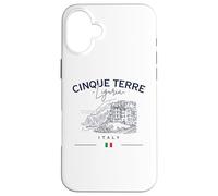 Cinque Terre Liguria Bandera Italiana Italia Riviera Carcasa para iPhone 16 Plus