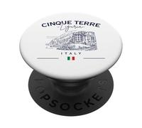 Cinque Terre Liguria Bandera Italiana Italia Riviera PopSockets PopGrip Adhesivo