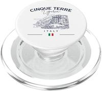 Cinque Terre Liguria Bandera Italiana Italia Riviera PopSockets PopGrip para MagSafe