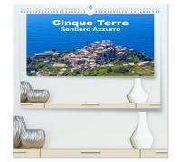 Cinque Terre Sentiero Azzurro (hochwertiger Premium Wandkalender 2026 DIN A2 quer), Kunstdruck in Hochglanz: Wandern auf dem Sentiero Azzurro