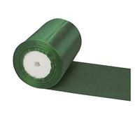 Cinta 100 mm x 23 m cinta verde oscuro decora la fiesta de cumpleaños de la boda artesanías y accesorios de costura de cabello arte lazo y tirar del paquete de regalo