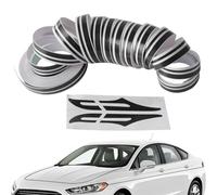 Cinta a Rayas - Adhesivo de Cintura de 32 pies | Pegatina de Tira para Coche | Pernos Cinta de Rayas Calcomanías Decoración de capó Parachoques Coche Moto Vinilo Vehículo Pin Stripi