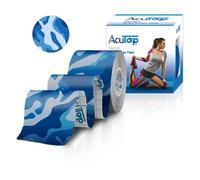 Cinta AcuTop, azul, estilo militar, 5 cm x 5 m