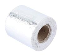 Cinta Adhesiva, 5 M * 5 Cm Cinta de Protección Térmica Ignífuga Anticorrosiva, Celdas de Combustible del Compartimiento del Motor de Papel de Aluminio(Plata 5M * 5Cm)