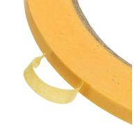 Cinta adhesiva amarilla de 50M/20M/18M, cinta adhesiva de papel texturizado, decoración de pintura de coche, rasgado manual sin costuras sin marca for pintar(12mm 20M)