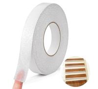 Cinta Adhesiva Antideslizante 2.5cm×20m Cinta Antideslizante Escaleras, Cinta Antideslizante Transparente, Tiras Antideslizantes Escaleras, Cinta Antideslizante Seguridad para Interiores y Exteriores