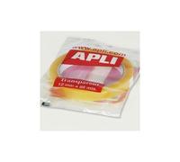APLI 11265 - Cinta adhesiva transparente (12 mm x 66 m)