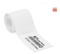 Cinta adhesiva compatible con NIIMBOT B21/B1/B3S, Impresora de Etiquetas de Direcciones de Codigo de Barras Papel Impermeable Anti-Aceite Resistente a Arañazos Pegatina Blanca 50x70mm 110Pcs