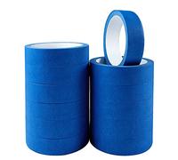 Cinta adhesiva de 25 mm, 12 unidades, color azul, cinta decorativa para pintura en aerosol, pintores, cinta decorativa