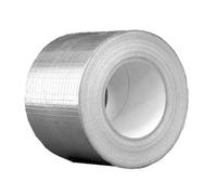Cinta adhesiva de aluminio reforzada con red, 10 cm x 50 m, para sistemas de ventilación y aire acondicionado