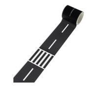 Cinta adhesiva de carretera sin residuos, construcción creativa, seguro que aquí está un título del producto para listar carreteras, pistas, coches, casas de muñecas, decoración en miniatura